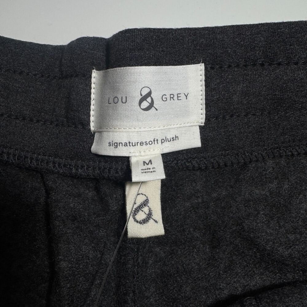 Lou & Grey Signaturesoft Comfy Cozy Sweatpants Joggers - Grey Women's Medium NWT - Picture 3 of 4